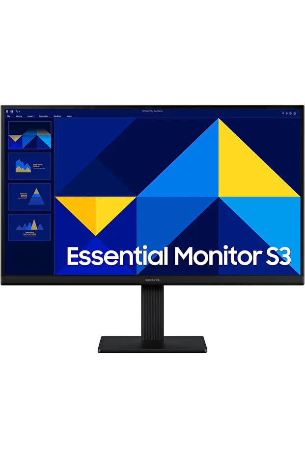 Samsung 27" SD300 LED Monitor, FHD (1920x1080), 60Hz Refresh Rate & 5ms Response Time, HDMI / VGA,