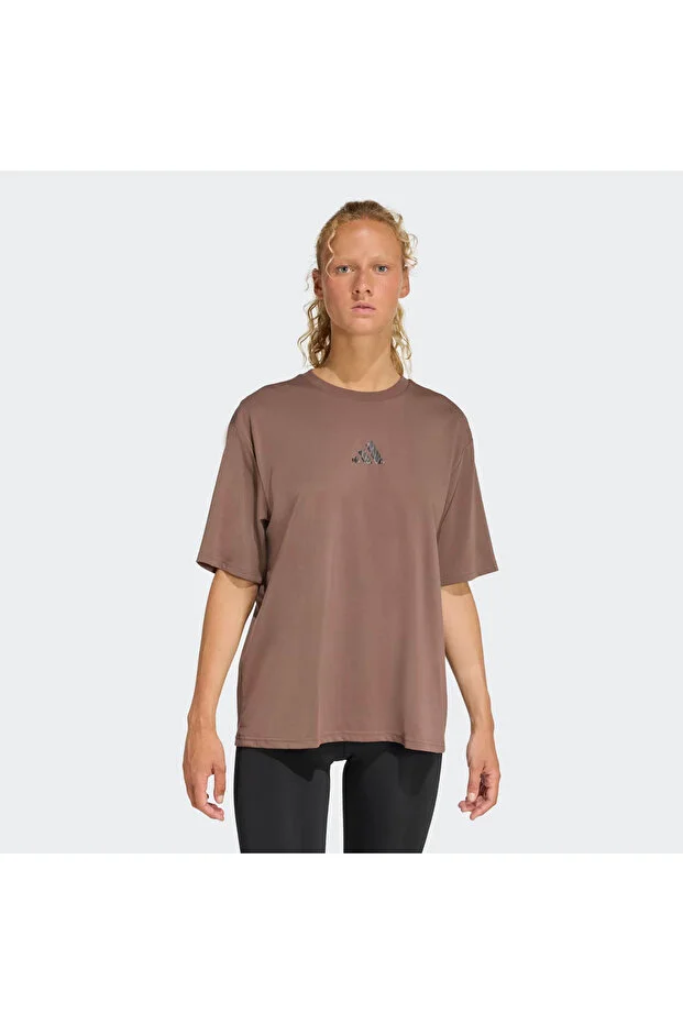 adidas W Anml g t Earstr Brown Women's T-Shirt Kb9420